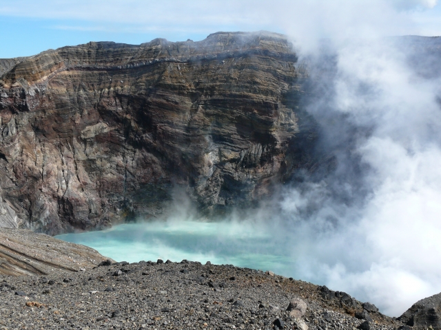 Mount Aso Crater